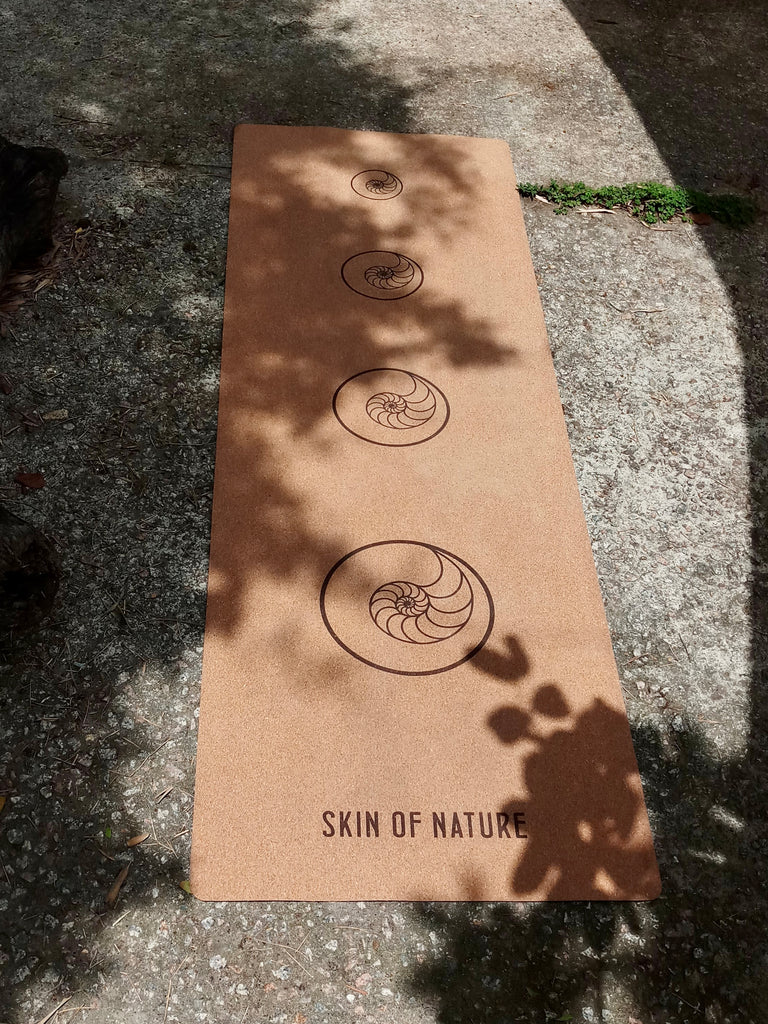Cork and Natural Rubber Yoga Mat